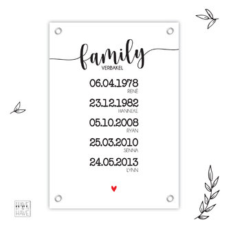 familie tuindoek