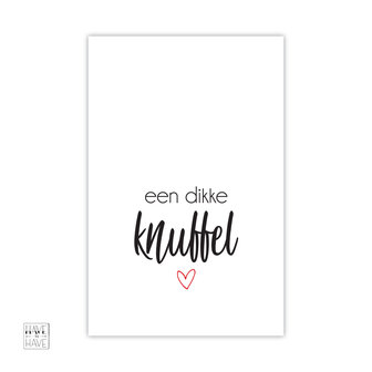 een dikke knuffel