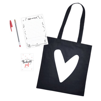 cadeau tas juf