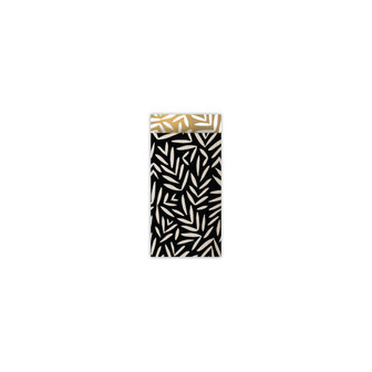 zwart goud mini envelop
