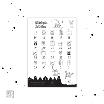 gratis aftelkalender sint