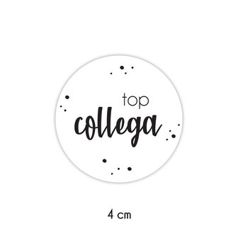 top collega sticker