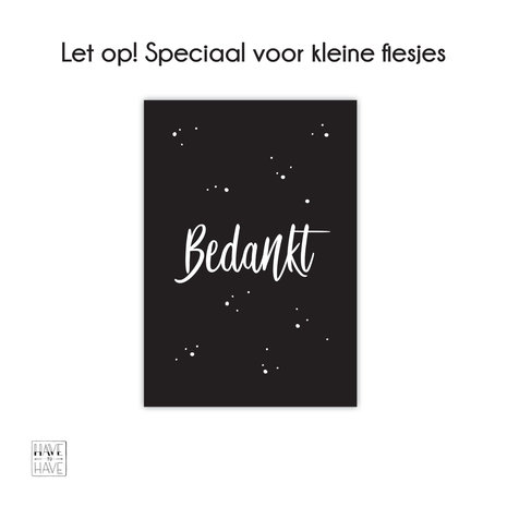 bedrankt