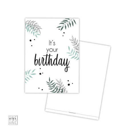 its your birthday