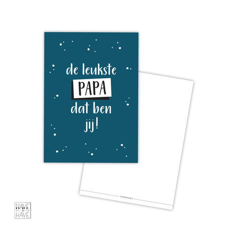 Wenskaart - Papa A6