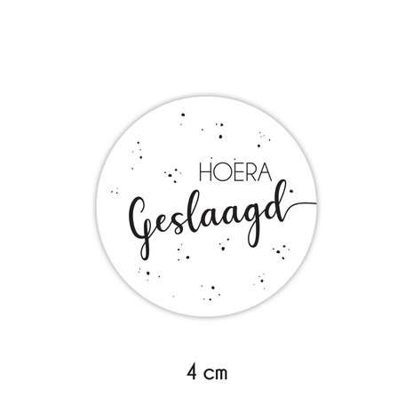 hoera geslaagd