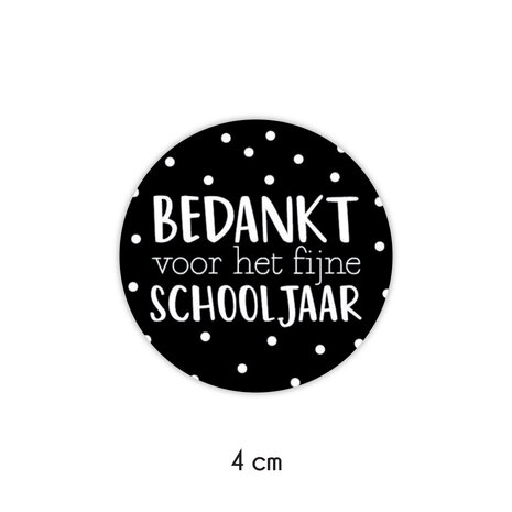 bedankt voor het fijne schooljaar