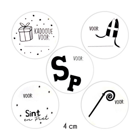 stickers van sint op cadeau