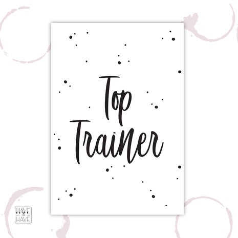 Top trainer