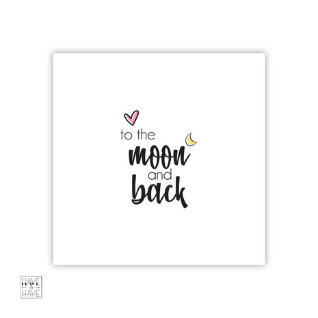 to the moon and back