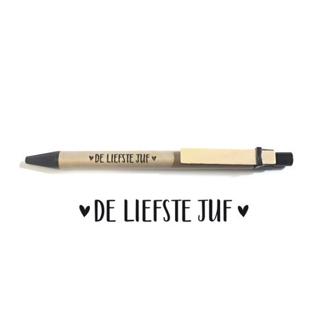 pen voor de juf