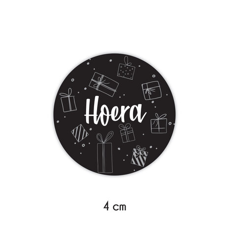 hoera sticker