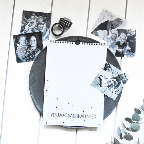 verjaardagskalender met foto