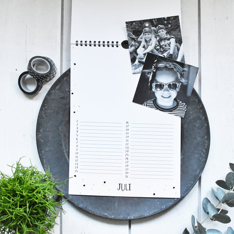 verjaardagskalender met foto