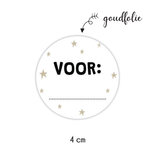 Sticker 4 cm - 10x sterretjes voor...