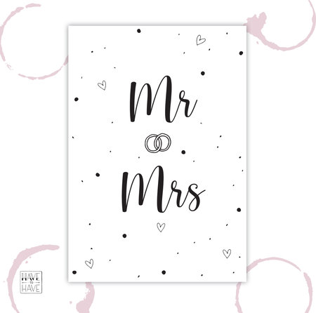 Etiket - Mr and Mrs