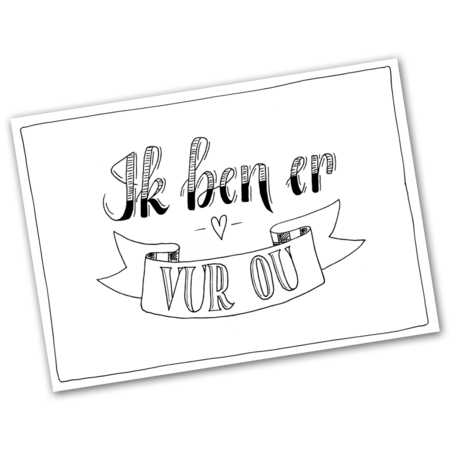 Ik ben er vur ou!