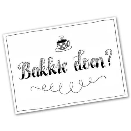 Bakkie doen!