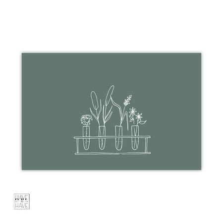 Cadeaukaartje - Vaasjes