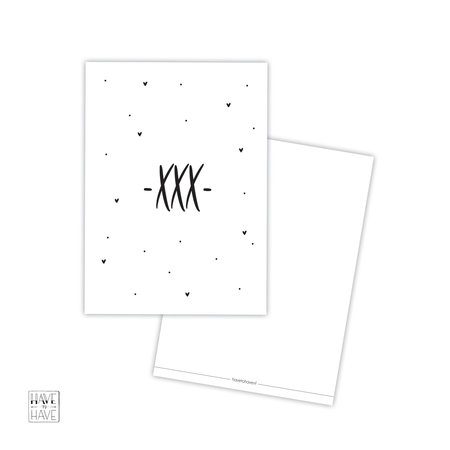 Wenskaart - XXX A6
