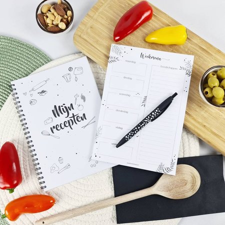 A5 Notitieblok - Weekmenu blad
