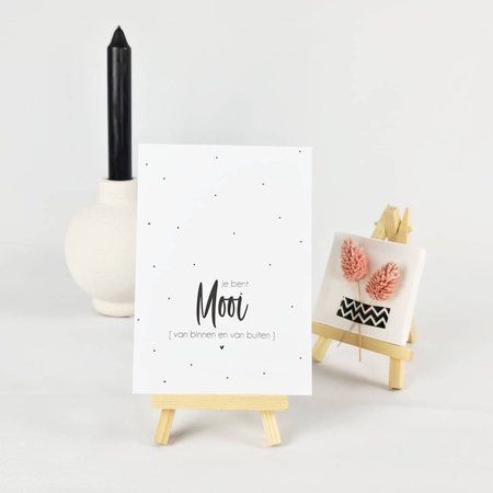 Wenskaart - Je bent mooi A6