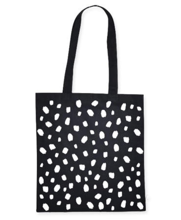 Tas zwart - witte stip