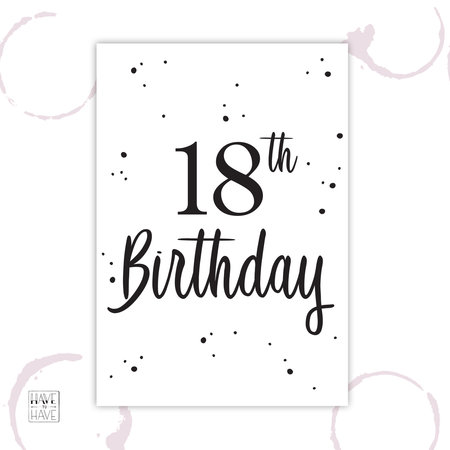 Etiket - 18th Birthday