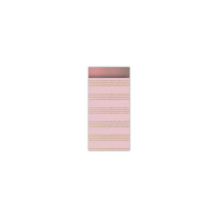 5x Mini cadeauzakje roze stipjes 7 x 13 cm