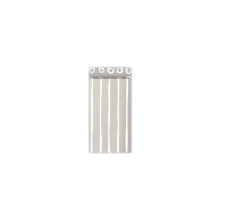 5x Mini cadeauzakje champ rond-streep 7 x 13 cm