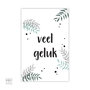 Cadeaukaartje - Veel geluk