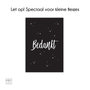 Etiket - Bedankt mini