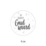 Sticker 4 cm - 10x Jij bent goud waard