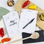 A5 Notitieblok - Weekmenu blad