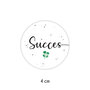 Sticker 4 cm - 1x Succes