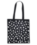 Tas zwart - witte stip