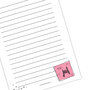 Juf A6 Notitieblok - pen - kaartje