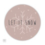 Wooncirkel L - Let it snow zalm