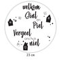 Sticker 23 cm groot - Sint