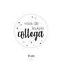 Sticker 4 cm - 10x leukste collega 24