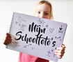 Mijn schoolfoto boek paars A4